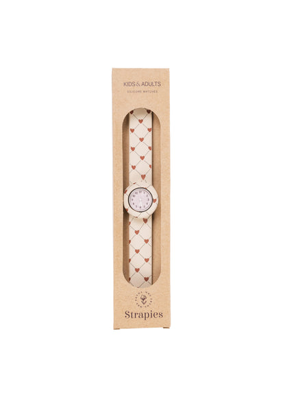 Montre en silicone enfants & adultes - Coeurs