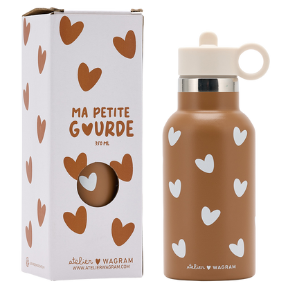 Gourde acier inox - Caramel